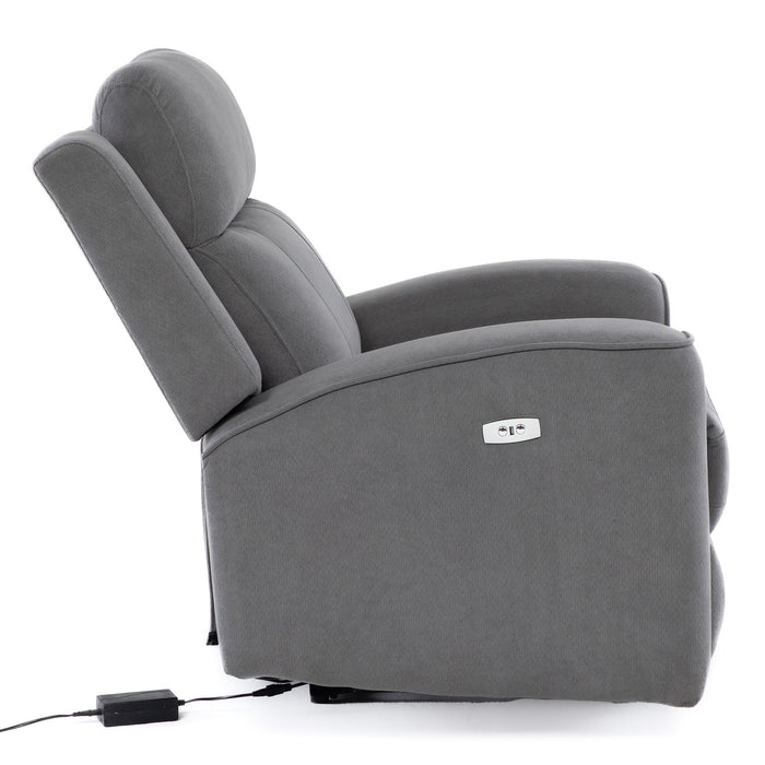 Berger 1 Cuerpo Reclinable Eléctrico Moderno Gris Montana
