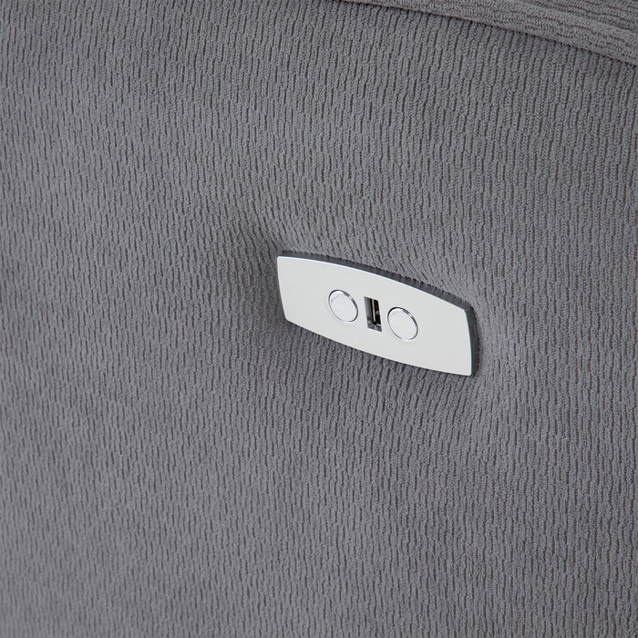 Berger 1 Cuerpo Reclinable Eléctrico Moderno Gris Montana