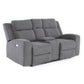 Living Reclinable 2 Sofá 2 Cuerpos + 1 Berger Eléctricos Montana Gris