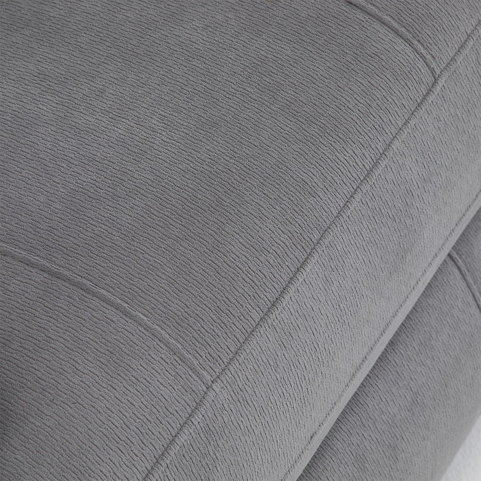 Sofá 2 Cuerpos Reclinable Eléctrico + Consola Gris Montana