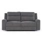 Living Reclinable 2 Sofá 2 Cuerpos + 1 Berger Eléctricos Montana Gris