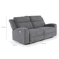 Living Reclinable 1 Sofá 3 Cuerpos + 1 Sofá 2 Cuerpos + 1 Berger Eléctricos Montana Gris