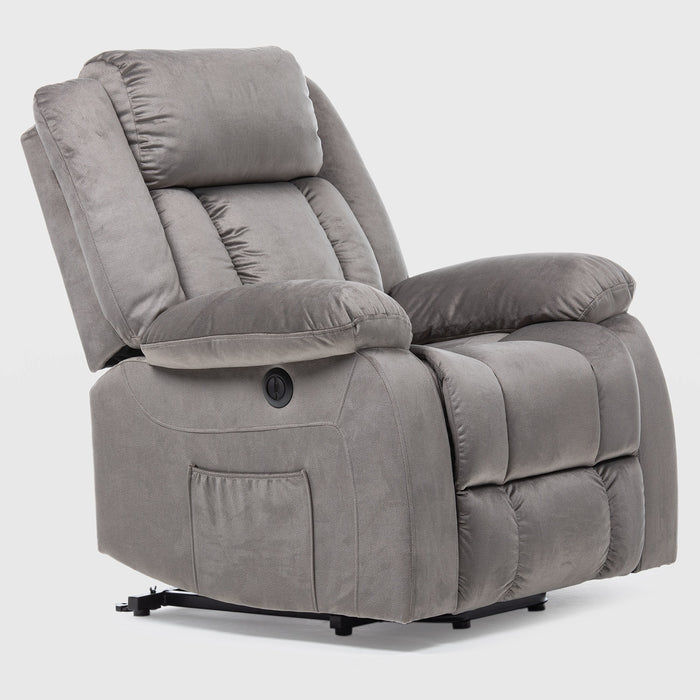 Berger Gris con Calentador + Reclinable Eléctrico Lift
