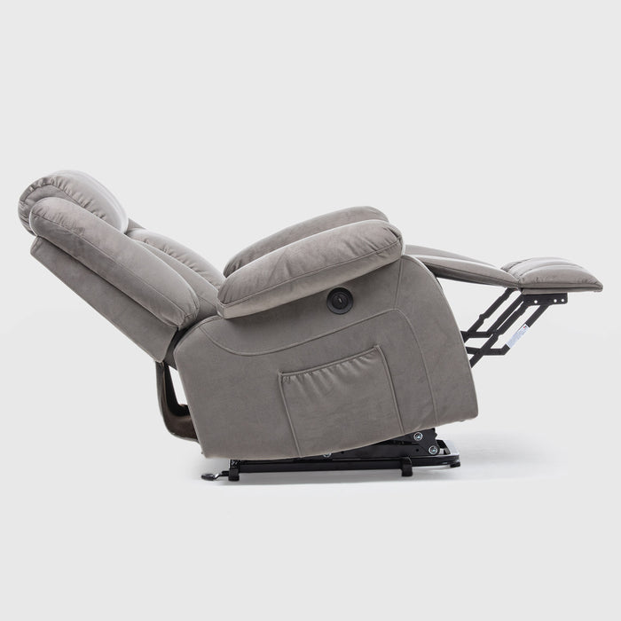 Berger Gris con Calentador + Reclinable Eléctrico Lift
