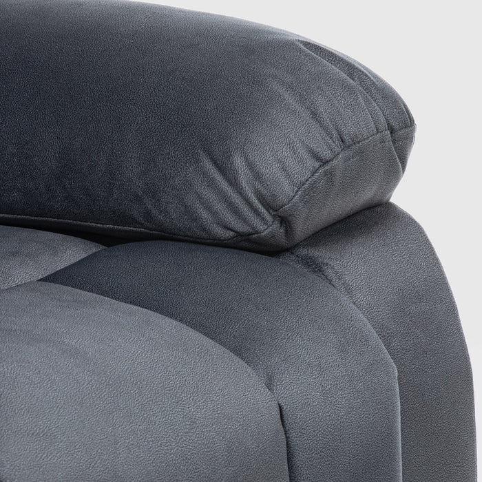 Sillón Reclinable Eléctrico con Masaje + Calentador Livorno Gris