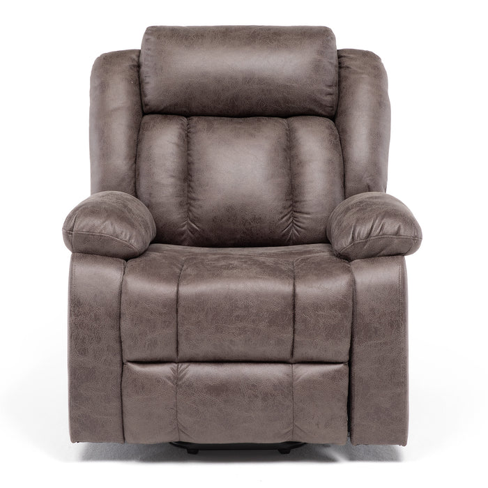 Berger Reclinable Eléctrico con Masaje + Calentador Livorno Café
