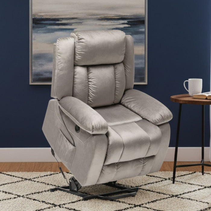 Berger Gris con Calentador + Reclinable Eléctrico Lift
