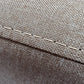 Sofá Cama Seccional 2 Plazas Moderno - Lino Beige Sidney