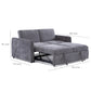 Sofá Cama 2 Cuerpos Gris Moderno New Dallas