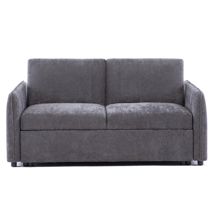 Sofá Cama 2 Cuerpos Moderno New Dallas Gris