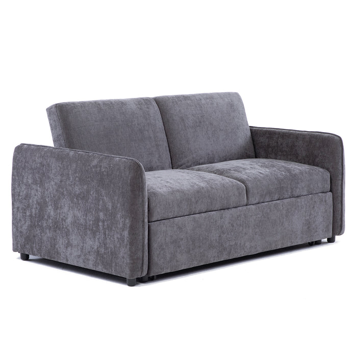 Sofá Cama 2 Cuerpos Moderno New Dallas Gris