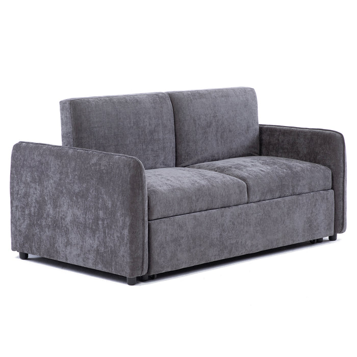 Sofá Cama 2 Cuerpos Moderno New Dallas Gris