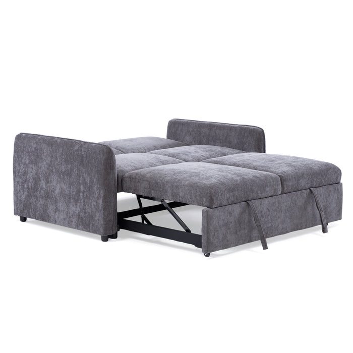 Sofá Cama 2 Cuerpos Moderno New Dallas Gris