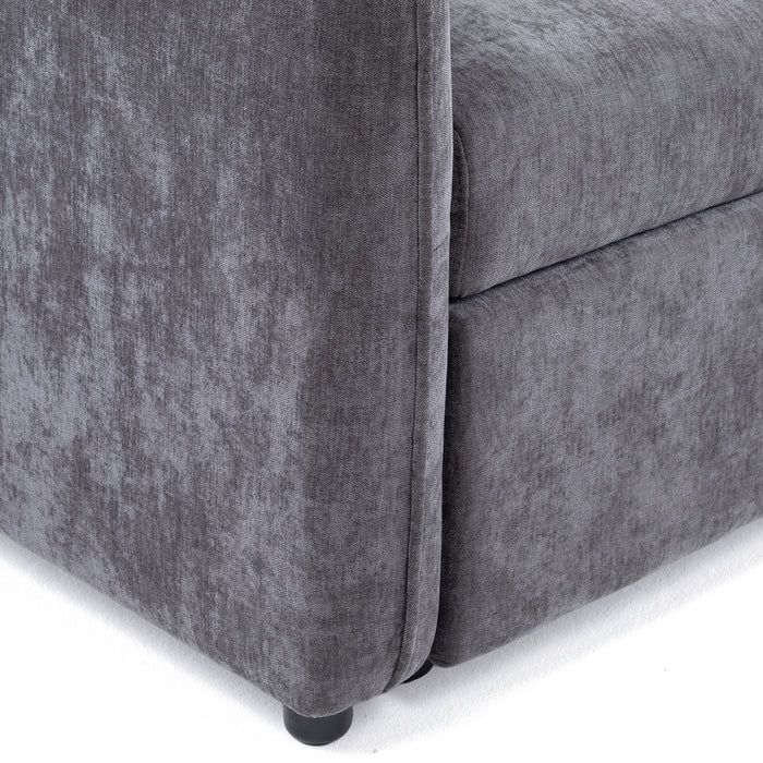 Sofá Cama 2 Cuerpos Moderno New Dallas Gris