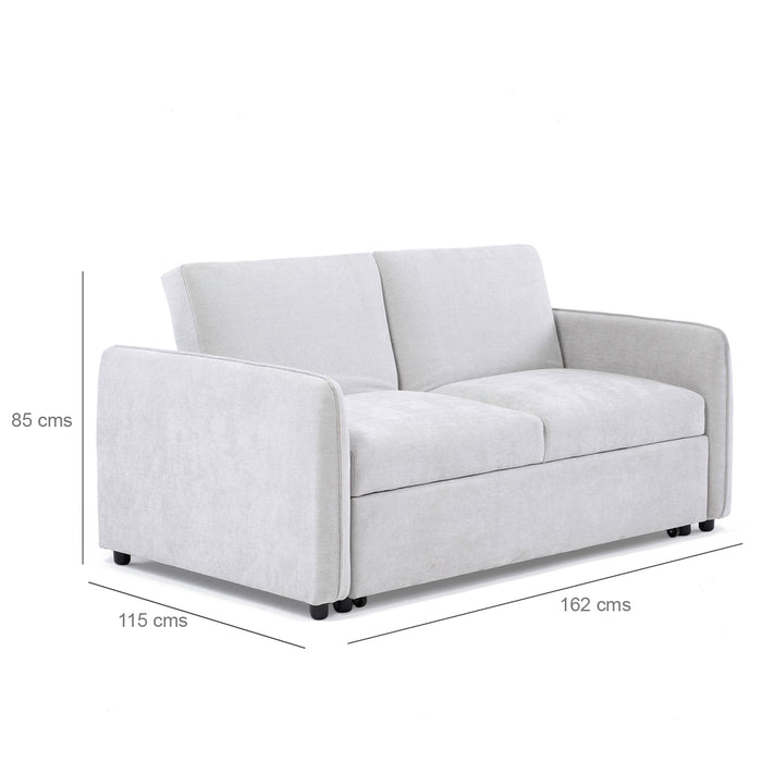 Sofá Cama 2 Cuerpos Moderno New Dallas Beige