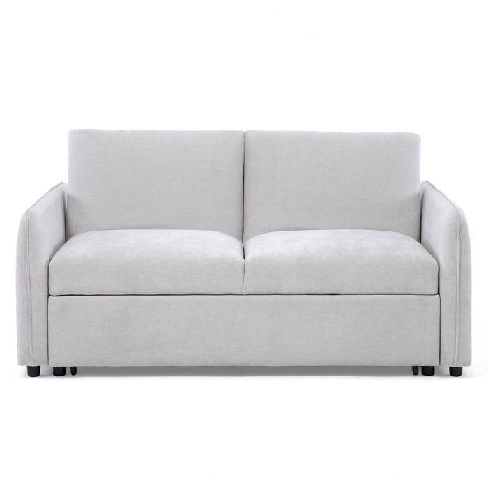 Sofá Cama 2 Cuerpos Moderno New Dallas Beige