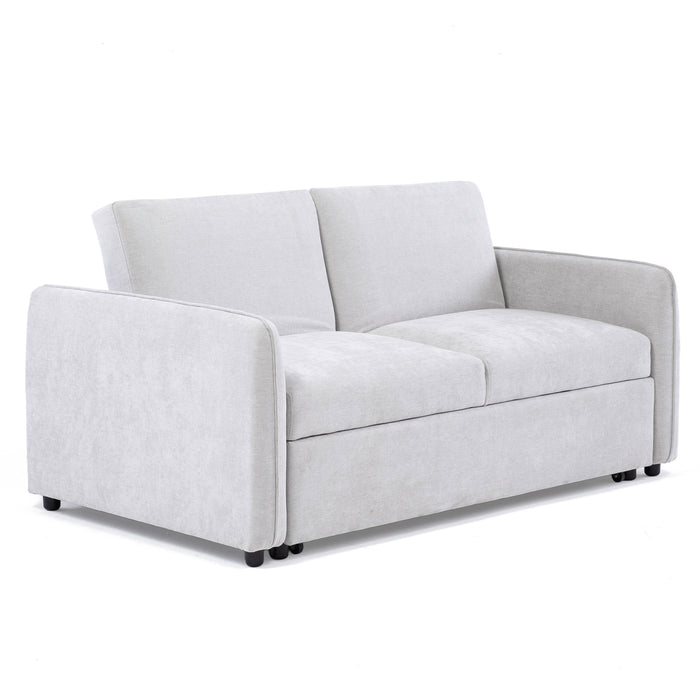 Sofá Cama 2 Cuerpos Moderno New Dallas Beige