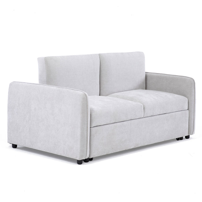 Sofá Cama 2 Cuerpos Moderno New Dallas Beige