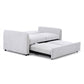 Sofá Cama 2 Cuerpos Beige Moderno New Dallas