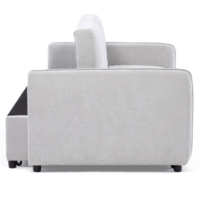 Sofá Cama 2 Cuerpos Moderno New Dallas Beige