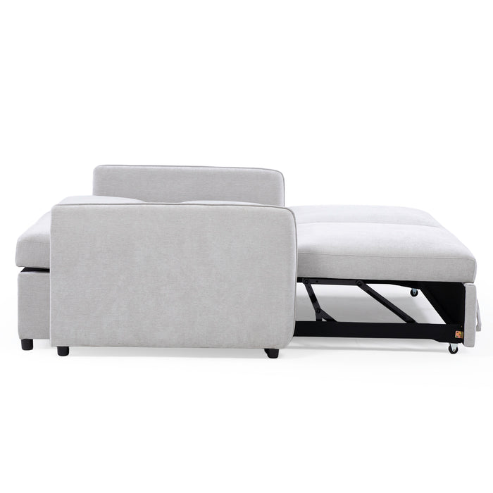 Sofá Cama 2 Cuerpos Moderno New Dallas Beige