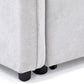 Sofá Cama 2 Cuerpos Beige Moderno New Dallas