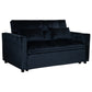 Sofá Cama 2 Cuerpos Moderno Dallas Negro