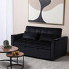 Sofá Cama 2 Cuerpos Moderno Dallas Negro