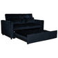 Sofá Cama 2 Cuerpos Moderno Dallas Negro