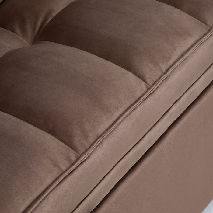 Sofá Cama 2 Cuerpos Moderno Dallas Café