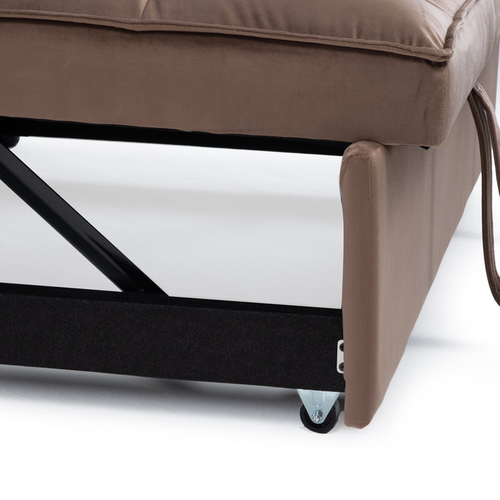 Sofá Cama 2 Cuerpos Moderno Dallas Café