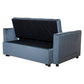 Sofá Cama 2 Cuerpos Moderno Dallas Gris