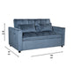 Sofá Cama 2 Cuerpos Moderno Dallas Gris