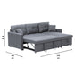 Sofá Cama Seccional 2 Plazas Moderno - Lino Sidney