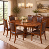 Mesa de Comedor Ovalada 6 Sillas - Tradicional Delclair