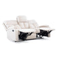 Living Reclinable 3 Cuerpos - Matheus Café 1 Sofá 3 Cuerpos + 2 Bergers