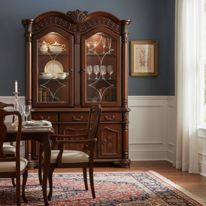 Vitrina Hudson Tradicional de Madera Clasic