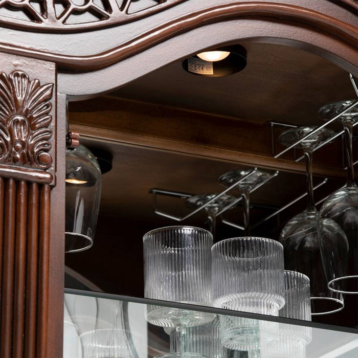 Vitrina Hudson Tradicional de Madera Clasic