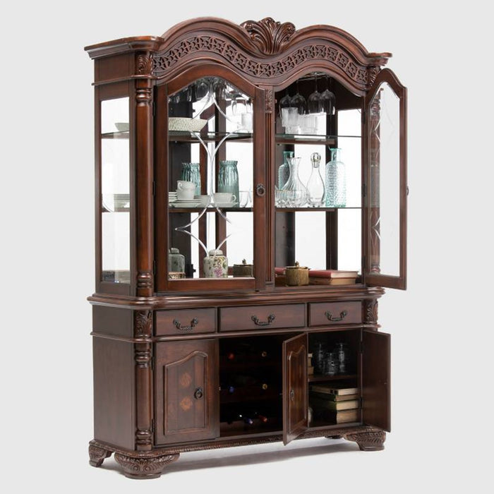 Vitrina Hudson Tradicional de Madera Clasic
