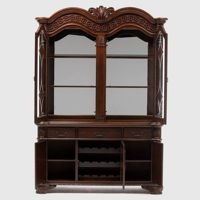 Vitrina Hudson Tradicional de Madera Clasic