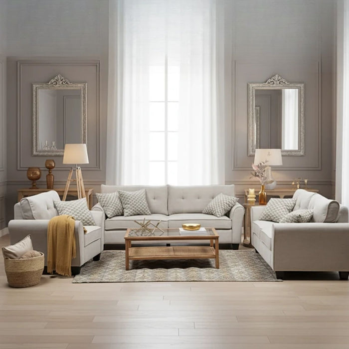 Juego de Sofá Moderno Elegante Charlotte 3 + 2 + 1