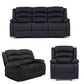 Living Reclinable 1 Sofá 3 Cuerpos + 1 Sofá 2 Cuerpos + 1 Berger New Praga