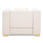 Sillón Elegante 1 Cuerpo Moderno Beige Spencer