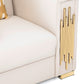 Sillón Elegante 1 Cuerpo Moderno Beige Spencer