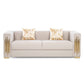 Sofá Elegante 3 Cuerpo Moderno Beige Spencer