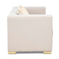 Sofá Elegante 3 Cuerpo Moderno Beige Spencer
