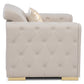 Sillón Elegante 1 Cuerpo Moderno Beige Palermo
