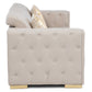 Sofá Elegante 3 Cuerpo Moderno Beige Palermo
