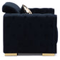 Sillón Elegante 1 Cuerpo Moderno Negro Palermo