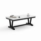 Set Mesa de Centro + Mesa Lateral Mármol Blanco